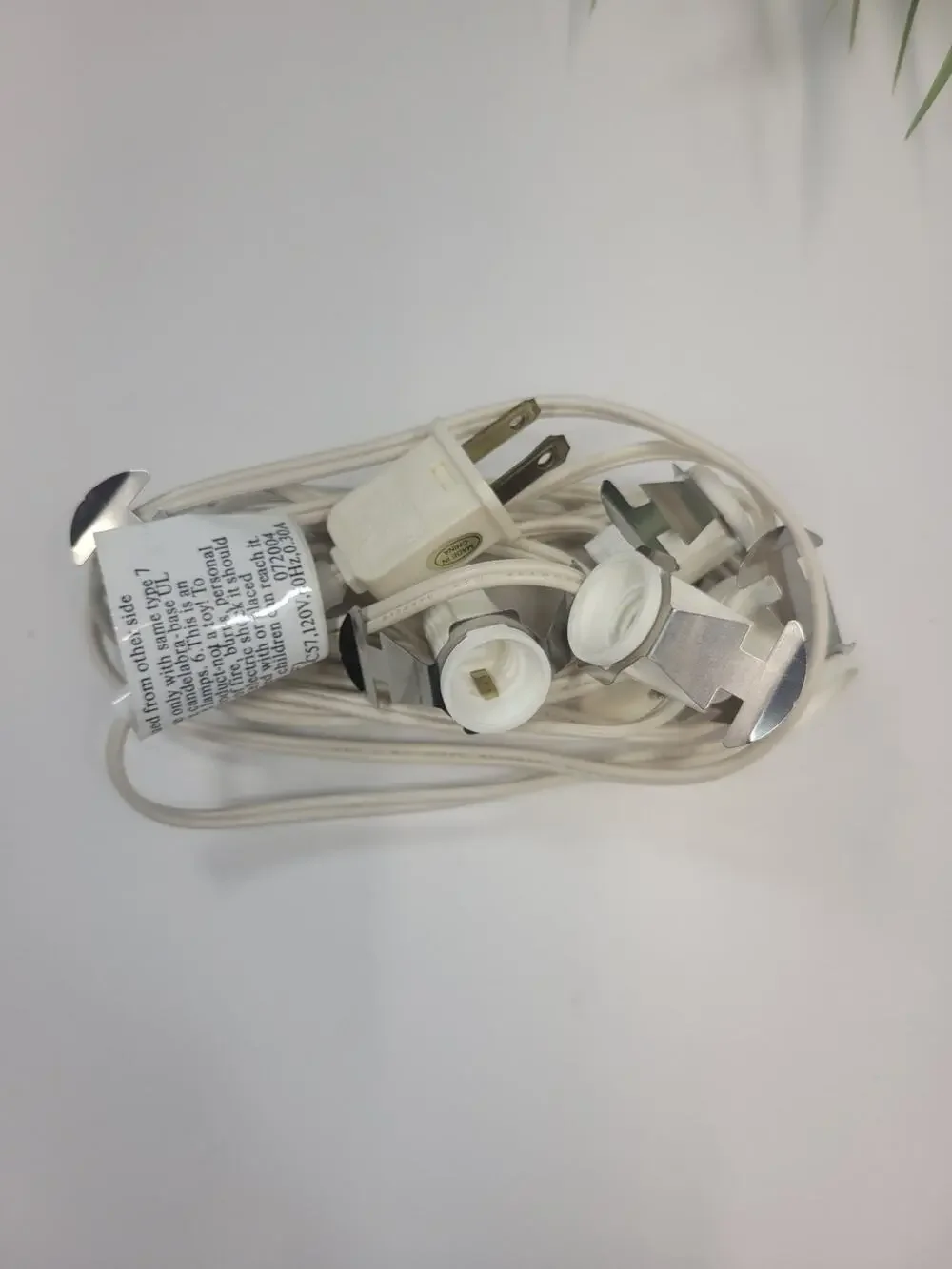 Department 56 Village 5-Socket Light Cord Set 56.99279 Tested Working NO Bulbs